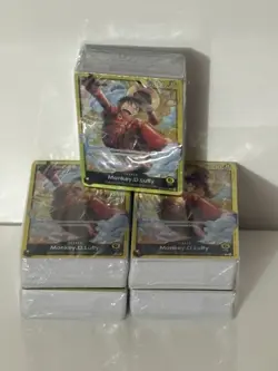 Lot Of 5 One Piece TCG ST29 Deck Egghead Monkey D Luffy Sealed Brick ONLY - Image 1