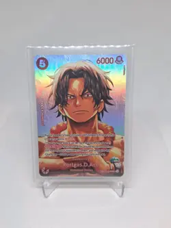 ST15-005 Portgas.D.Ace SR SP OP16 The Time of Battle One Piece TCG English Card - Image 1