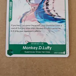 One Piece Monkey.D.Luffy (033) (OP07-033/201) 500 Years in the Future NM TCG CCG - Image 3