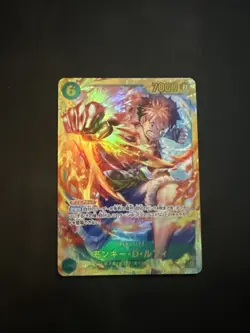 One Piece TCG Monkey D. Luffy SEC Carrying On His Will Op13-118 NM - Image 1