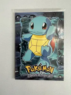 Topps Pokemon Blastoise E9 & Squirtle E7 Blue Logo - Image 2
