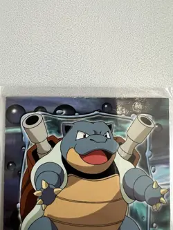 Topps Pokemon Blastoise E9 & Squirtle E7 Blue Logo - Image 4