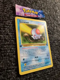 Pokemon TCG Tentacool Fossil 56/62 1st Edition NM - Image 3