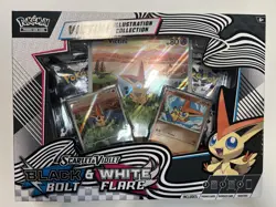 Pokemon TCG Black Bolt & White Flare Unova Victini Illustration Collection Box - Image 1