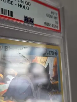 2022 Pokemon Go Blastoise Holo Rare Card 017/078 GEM MINT PSA 10 - Image 2
