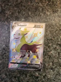 Boltund V SWSH085 Ultra Rare - 2021 Pokemon Black Star Promos NM p11 - Image 1