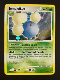 Pokemon TCG Jumpluff Holo Rare 11/132 - MP - Secret Wonders - Image 1