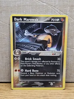 Dark Marowak 7/109 Team Rocket Returns Non-Holo Rare Pokemon Card TCG - Image 1