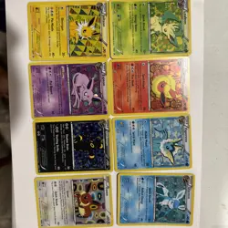 Pokemon Full Eeveelution Set Black & White Promo BW87 - BW94 Holo +Bonus Sylveon - Image 1