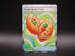 Buddy - Buddy Poffin 167/132 Mega Evolution Secret Rare Full Art Pokemon - Image 1