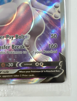 NEW, SEALED Mewtwo V SWSH229 Black Star Promo Full Art Holo Pokemon GO 2022 NM - Image 3