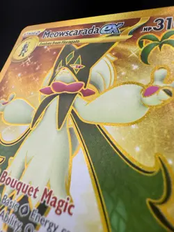 Meowscarada ex - 271/193 - Gold Secret Rare SV Paldea Evolved Pokemon NM - Image 3