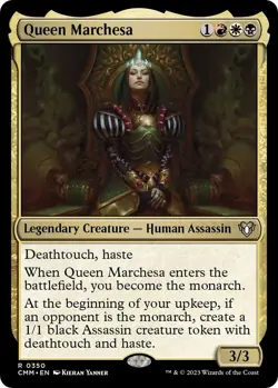 Queen Marchesa 350 Rare Commander Masters Magic: The Gathering Lightly Played - Image 1