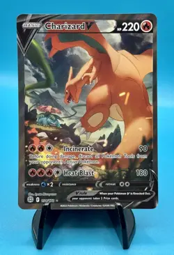 Pokemon TCG Charizard V 154/172 Brilliant Stars Alt Art Ultra Rare - Image 1