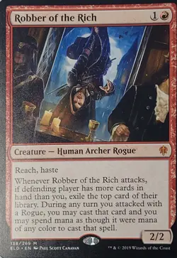 MTG - Robber of the Rich - Throne of Eldraine Wizards Mythic Red English - Image 1