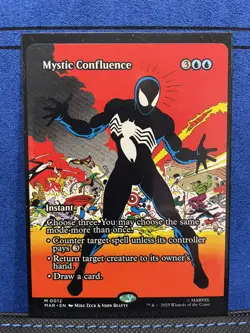 Mystic Confluence Non-Foil Spider-Man Magic Borderless Extended Art - Image 1