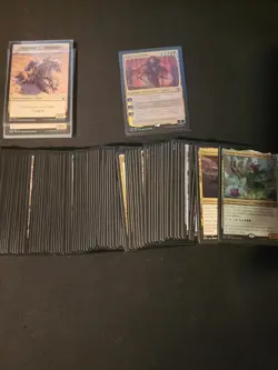 MTG Dominaria United Commander Deck Painbow Sleeved - Image 2