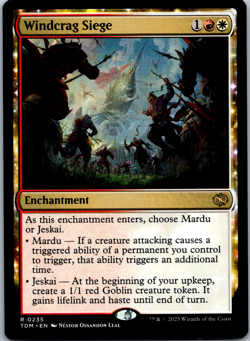 Windcrag Siege Tarkir: Dragonstorm NM Normal - Image 1
