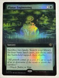 Planar Engineering - R0340 Foil (Extended Art) Secrets of Strixhaven - MTG - NM - Image 1