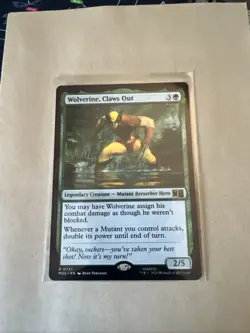 MTG Wolverine, Claws Out MSC 0737 R NM Regular - Image 1
