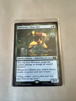 MTG Wolverine, Claws Out MSC 0737 R NM Regular - Image 2