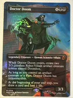 MTG / Doctor Doom / MSH / #336 / FOIL (Borderless) / Mythic / NM - Image 1