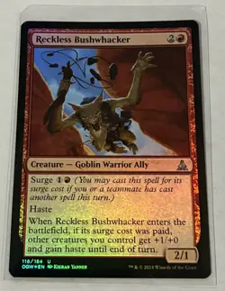 Reckless Bushwhacker | 116/184 | UC | MTG | Oath of the Gatewatch | Foil | LP - Image 1