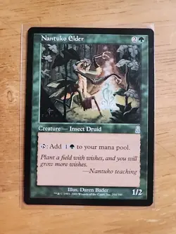 Nantuko Elder - Odyssey - MTG Magic - Uncommon - Green Creature - Image 1