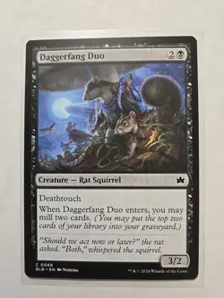 Daggerfang Duo - Bloomburrow - LP - MTG Magic - Common - Creature - Image 1