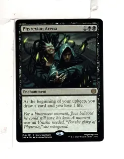 MTG SkeenAB Phyrexian Arena FOIL from Phyrexia AWBO. NM. - Image 1