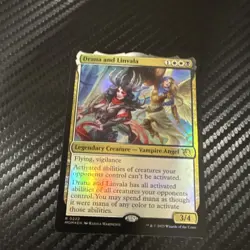 Wizards of the Coast MTG Drana and Linvala 0222 March of the Machine Foil Rare - Image 1