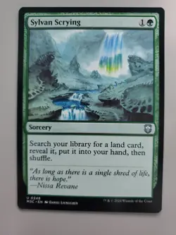 MTG Sylvan Scrying Commander: Modern Horizons 3 0248 Regular Uncommon - Image 1