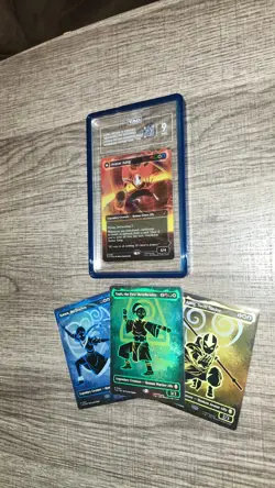 Premium Collector Lot - Avatar Aang (Raised Foil) MTG + Neon Ink Foil Lot - Image 3