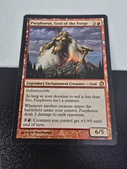 Wizards Purphoros God of the Forge Theros Red Mythic Creature Regular 135 MTG - Image 2