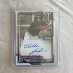 Topps 2024 Bowman Chrome Walker Jenkins 1st Bowman Auto #CPA-WJ Twins - Image 1