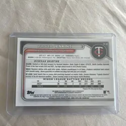 Topps 2024 Bowman Chrome Walker Jenkins 1st Bowman Auto #CPA-WJ Twins - Image 2