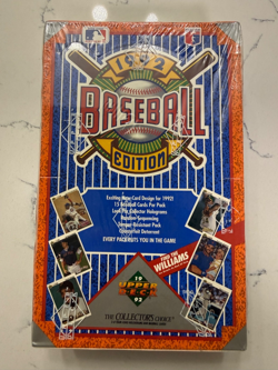 1992 Upper Deck Baseball Factory Sealed Box Find the Williams - Image 1