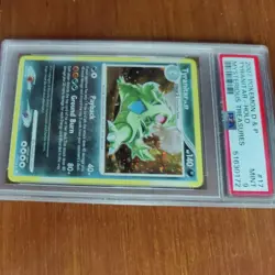 2007 Pokemon Diamond & Pearl Mysterious Treasures Tyranitar-Holo #17 PSA 9 MINT - Image 3