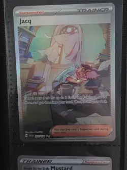 Jacq 250/198 Pokemon TCG S&V Base Set Special Illustration Rare Card - Image 1