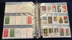1983 T-206 The Monster Reprint Baseball Mini Card Set in Pages & Binder - Image 1