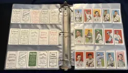 1983 T-206 The Monster Reprint Baseball Mini Card Set in Pages & Binder - Image 2