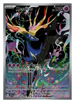 Xerneas 091/086 Chaos Rising Illustration Rare Holo Holo Pokemon NM - Image 1