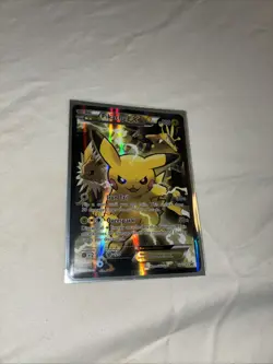 Pokemon TCG Pikachu EX XY124 Holo Promo Card - Image 1