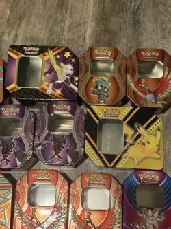 Pokemon TCG - Empty Tin Lot - 23 Tins - Image 3