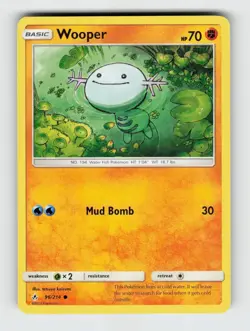 Wooper 96/214 - Pokemon - Unbroken Bonds - Common - NM - Image 1
