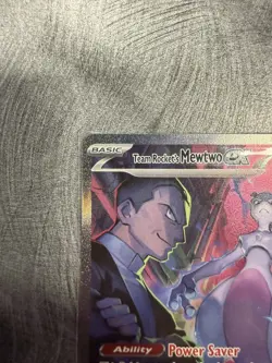 Team Rocket's Mewtwo ex 231/182 Sv10 Destined Rivals SIR Holo Full Art EN 280HP - Image 5
