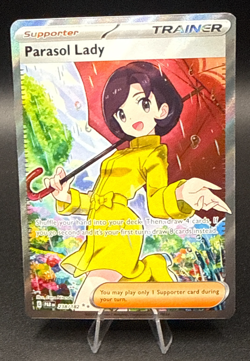 Parasol Lady 238/182 Pokemon Paradox Rift Ultra Rare Full Art Holo NM - Image 1