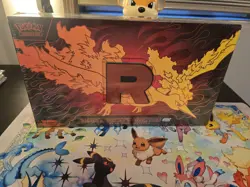 Pokemon TCG Team Rocket's Moltres ex Ultra-Premium Box 18 Packs English 2025 - Image 1