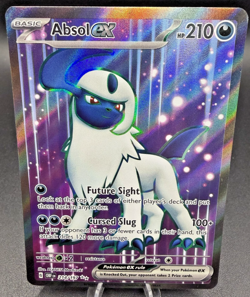Pokemon Absol EX Ultra Rare Holo Card 214/197 SV03 Obsidian Flames English - Image 1