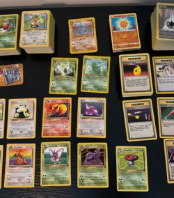 Vintage Pokemon Card Lot WOTC Fossil Jungle Base Set 2 Rare Trainer Energy Cards - Image 3
